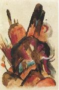 Franz Marc Elephant (mk34) oil